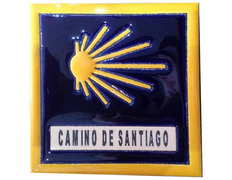 Ladrilho cerâmico Estrella e Camino de Santiago com borda 11x11