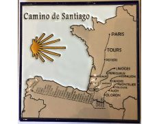 Ladrilho cerâmico Pueblos Camino de Santiago com Star 20x20