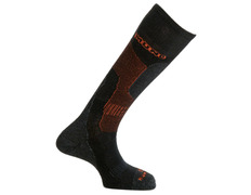 Mund Half Ski Sock Primaloft Wool Black