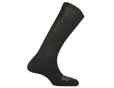 Mund Wool / Seda Black Sock