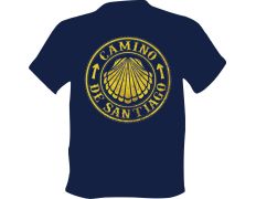 Camiseta da Marinha Camino de Santiago
