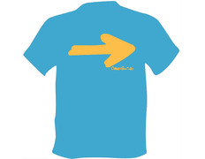 Camiseta Arrow Camino de Santiago Celeste