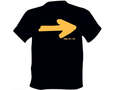 T-shirt Arrow Camino de Santiago Preto