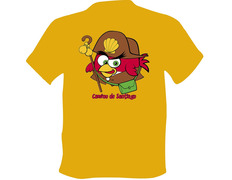Camiseta infantil Angry Birds - Camino de Santiago