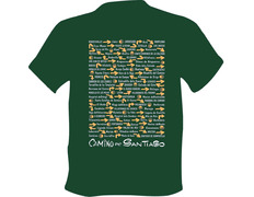 T-shirt das Aldeias do Caminho de Santiago Verde