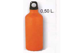 Garrafa de alumínio de 0,5 litro de laranja