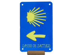 Prato Camino de Santiago com pé de madeira