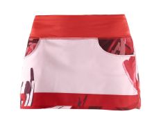 Falda Salomon Elevate Flow Skirt Rojo