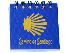 Ímã de caderno estrela Caminho de Santiago
