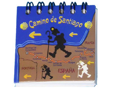Notebook magnet Mapa Caminho de Santiago