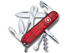 Canivete Victorinox Climber 14 usa 91 mm Vermelho Translúcido