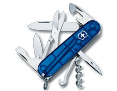 Canivete Victorinox Climber 14 usa 91 mm azul translúcido