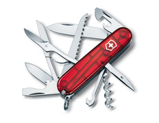 Canivete Victorinox Huntsman 15 usos 91 mm Rojo translúcido