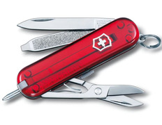 Victorinox Signature Knife 8 usa vermelho translúcido
