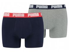 Pack de 2 boxers Puma azul marinho/cinzento