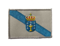 Grande emblema bordado da bandeira da Galiza