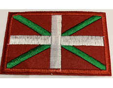 Emblema bordado da bandeira do País Basco