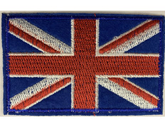 Patch bordado de tecido para bandeiras do Reino Unido