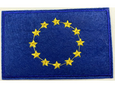 Patch bordado de tecido de bandeira da União Europeia