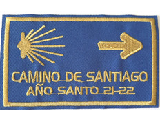 Patch bordado Camino Santiago Ano Santo 21-22