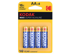 Pilhas alcalinas Kodak MAX AA LR6