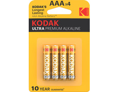 Pilhas Alcalinas Kodak Ultra Premium Alcalinas AAA LR03