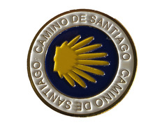 Pin grande estrela do Caminho de Santiago