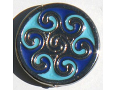 Pino Hexaquel Celta de Metal Azul