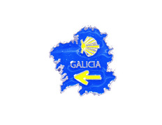 Pin Metal Mapa Galicia