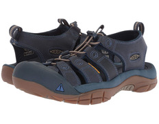 Sandália de couro azul Keen Newport EVO