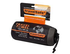 Toalha de microfibra TravelSafe 150x85 Gris