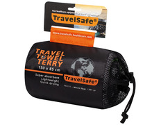 Toalha de microfibra TravelSafe Terry 150x85 cinza