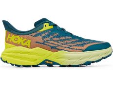 Sapato Hoka Speedgoat 5 Azul/limão/laranja