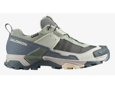 Tênis de corrida Salomon X Ultra 5 GTX W verde/bege/cinza