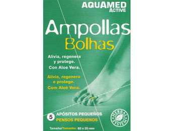Aquamed 5 curativos anti-bolha pequenos