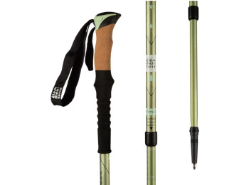 Bastão alumínio Elementerre Tramp 3.0 Verde kaki