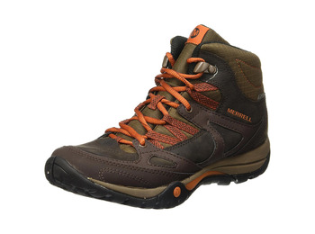 Bota Merrell Azura Lapis Mid WTPF W marrom / laranja