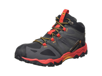 Bota Merrell Grassbow Mid Sport Gtx preta / cinza / vermelha