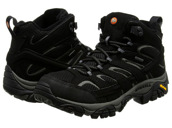 Botas pretas Merrell Moab 2 Mid GTX W