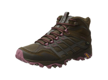 Bota Merrell Moab FST Mid GTX W marrom / rosa