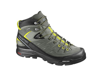 Bota Salomon X Alp Mid LTR GTX Cinza / Lima / Preto