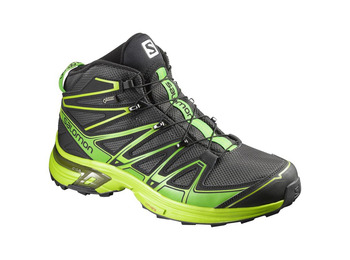 Bota Salomon X-Chase Mid GTX Preto / Verde