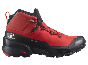 Bota Salomon Cross Hike Mid GTX Negro / Rojo