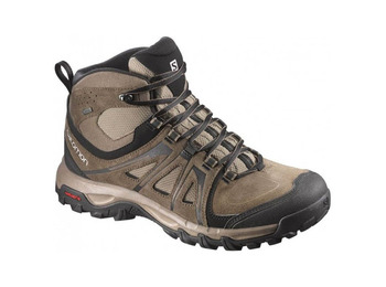 Bota Salomon Evasion Mid GTX marrom / areia / preta