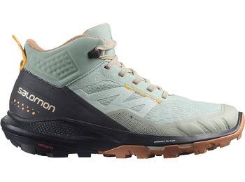 Bota Salomon Outpulse Mid GTX W Cinza/Creme