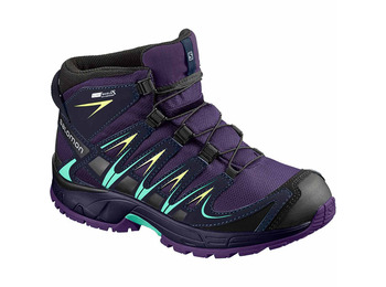 Bota Salomon XA PRO 3D MID CSWP K Roxo / Turquesa