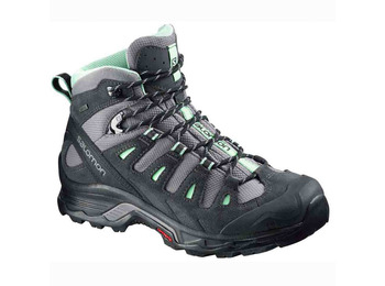 Bota Salomon Quest Prime GTX W preta / cinza / verde