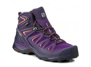 Bota Salomon X Ultra 3 Mid GTX W Roxo / Preto