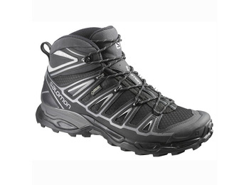 Bota Salomon X Ultra Mid 2 Spikes Gtx Negro / Gris