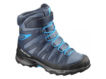 Bota Salomon X Ultra Winter GTX J Azul / Preto